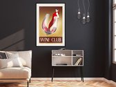 Artgeist - Schilderij - Woman Is Like A Wine - Multicolor - 30 X 45 Cm