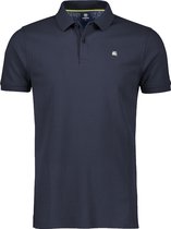 Polo Korte Mouw Pique Solid Navy (02003200 - 480)N