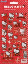Funny Products Foliestickers Hello Kitty Rood/wit 38 Stuks