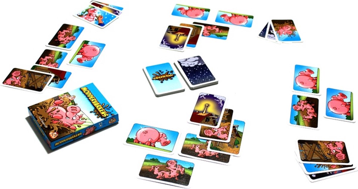 White Goblin Games - Moddervarkens - kinderspel - 2 tot 4 spelers - 15 minuten - Vanaf 7 jaar — afbeelding 10