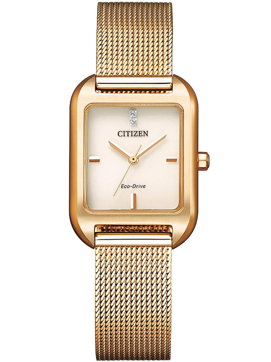 Citizen Clean & Fresh Horloge - Citizen dames horloge - Roségoud - diameter 23.5 mm - roestvrij staal