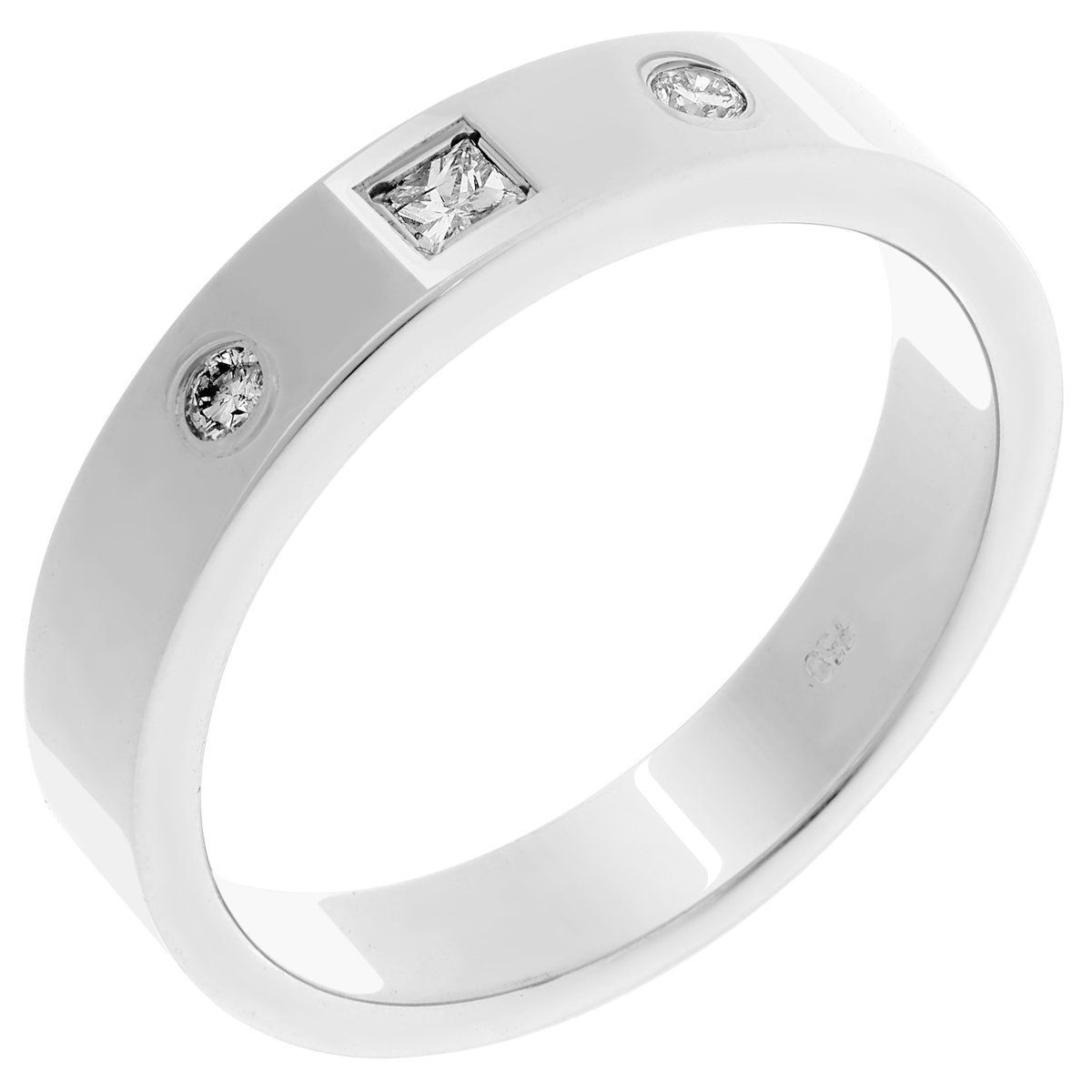 Orphelia RD-33331/1/53 - Ring - Witgoud 18 Karaat - Diamant 0.10 ct