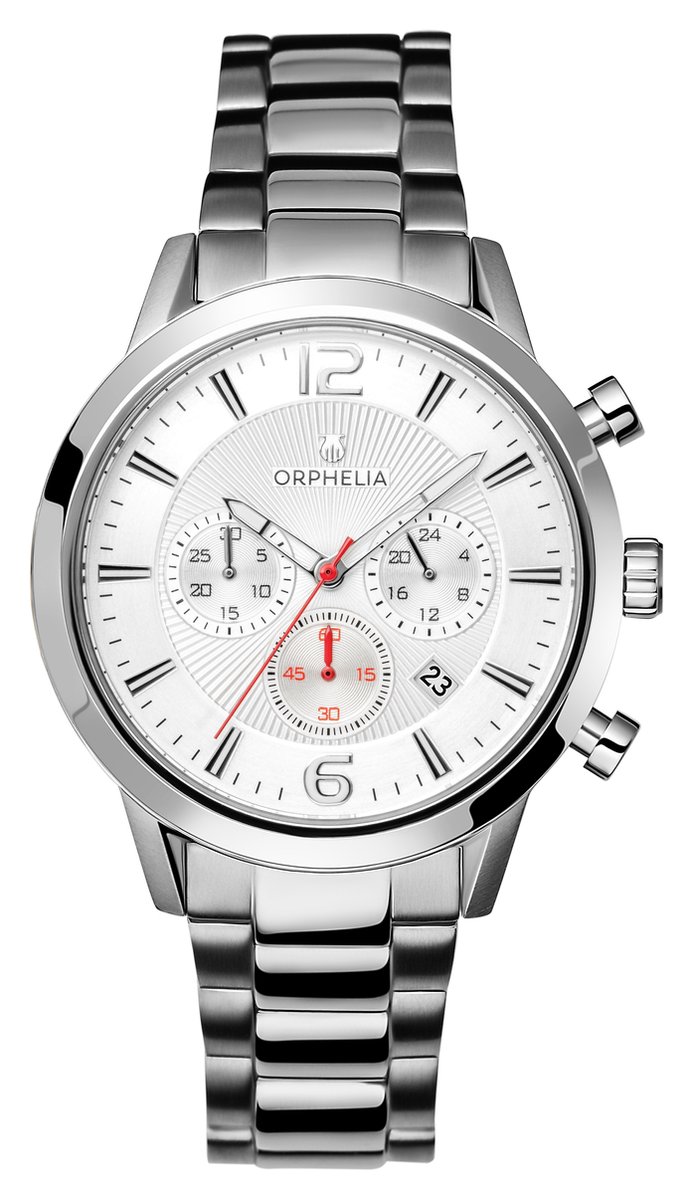 Orphelia Tempo OR82806 Horloge - Staal - Zilverkleurig - Ø 43 mm