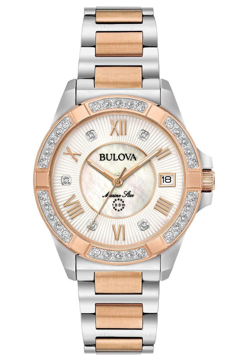 Bulova Marine Star 98R234 Horloge - Staal - Multi - Ø 32 mm