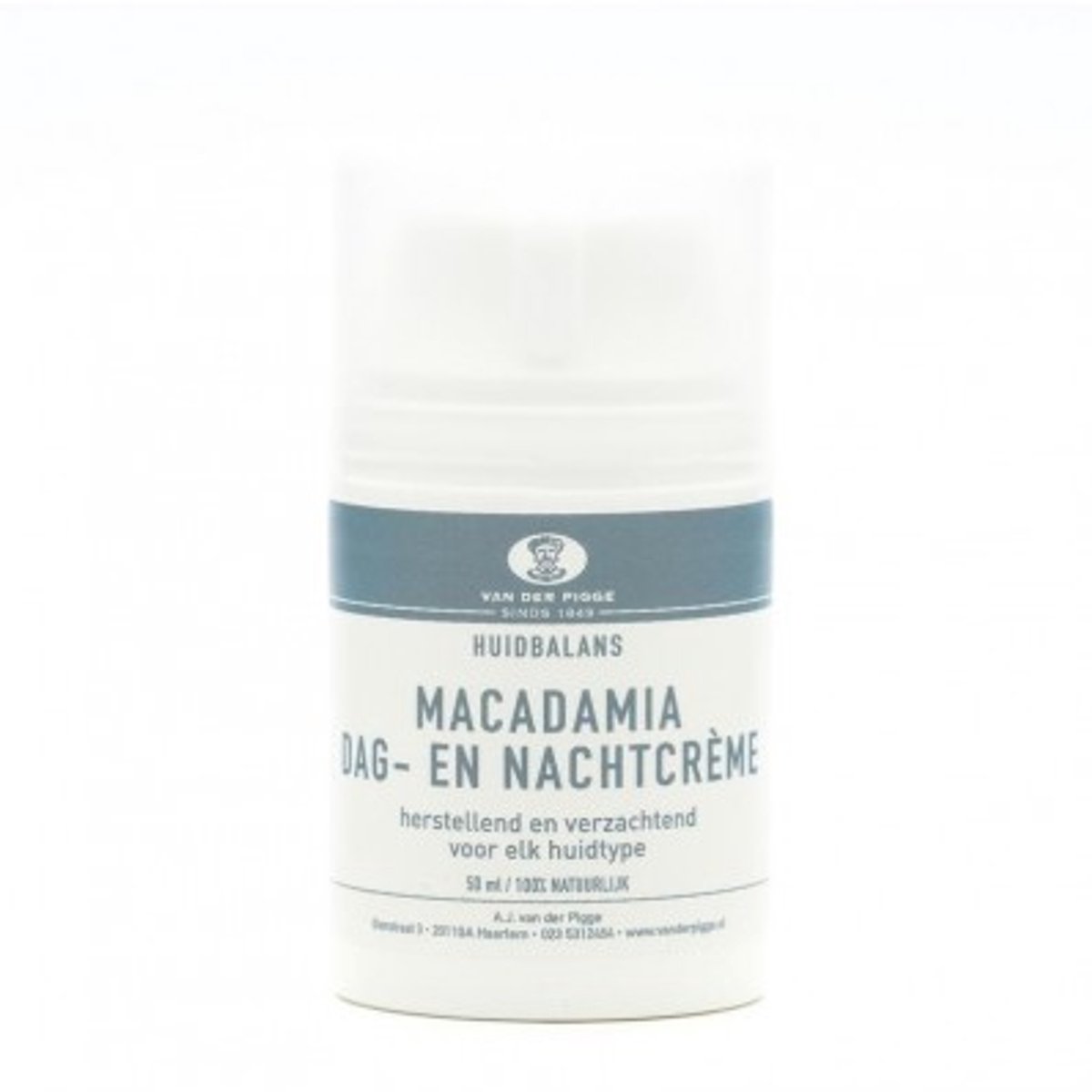 van der Pigge Huidbalans dag en nachtcreme macadamia 50 Milliliter