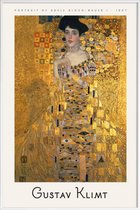 JUNIQE - Poster in kunststof lijst Klimt - Portrait of Adele