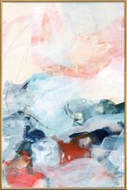 JUNIQE - Poster met kunststof lijst Abstract Painting III -40x60