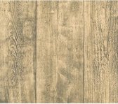 Dutch Wallcoverings - Vliesbehang hout beige