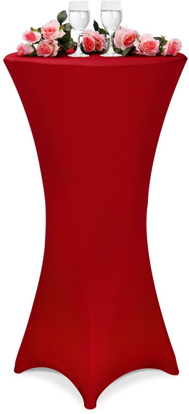 Foto: Deuba statafel tafelhoes bordeaux 80cm