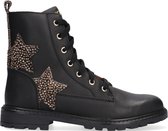 Omoda Om121753 Veterboots - Laarzen Met Veters - Meisjes - Zwart - Maat 34