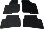 Tapis de sol personnalisés - tissu noir - adaptés pour Kia Ceed 2006-2012