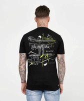 JORCUSTOM Artist Slim Fit T-Shirt - Zwart - Volwassenen - Maat XS