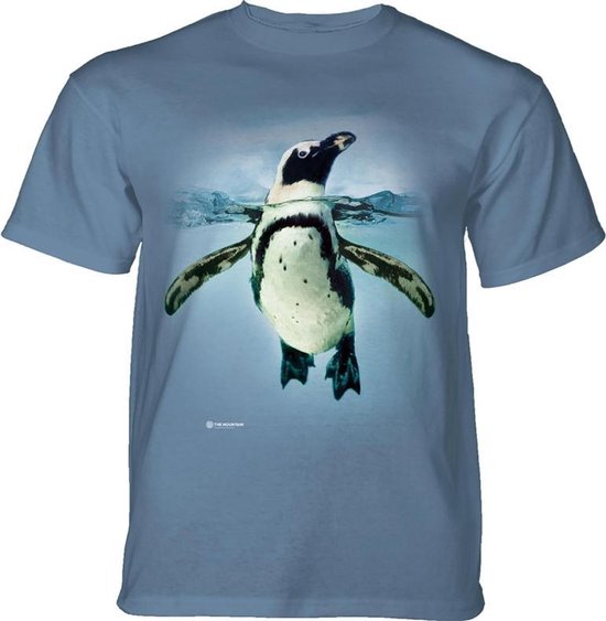 T-shirt Swiming Penguin M