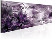 Artgeist Amethyst Constellation Canvas Schilderij - 135x45cm