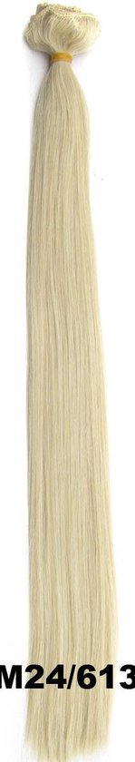 Clip in hairextensions 7 set straight blond - M24/613