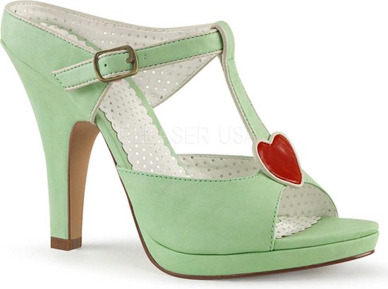 Pin Up Couture Muiltjes met hak -37 Shoes- SIREN-09 US 7 Groen | bol.com