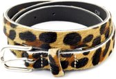 Cowboysbelt Damesriem 209143 - Panterprint - 95 cm