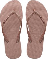 Havaianas Slim Glitter II Meisjes Slippers - Crocus Rose - Maat 27/28