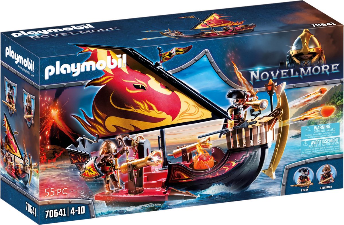 PLAYMOBIL Novelmore Burnham Raiders vuurschip - 70641