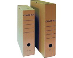 Class'ex archiefdoos Bruin golfkarton - A4 - 34,5 x 25,1 cm - 50 stuks