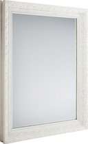 Spiegel - Trion Tonia - 55x70 - Wandspiegel in Frame - Oud Wit - BSE