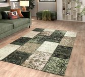 Flycarpets Van Gogh Vintage Patchwork Vloerkleed -200x290cm -  Groen