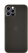 Ultra Dun Backcover Hoesje voor iPhone 12 Pro Max - Zwart - iPhone 12 Pro Max hoesje - iPhone 12 Pro Max backcover