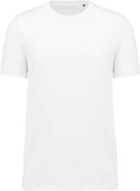 Kariban Heren Katoen Bemanningslid Hals T-Shirt (Wit)