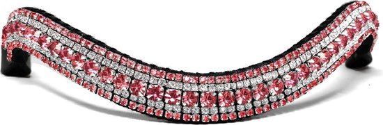 Frontal Strass Pink & Crystal/ Cob