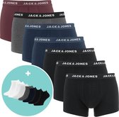 Jack & Jones travel kit giftbox 7P trunks & sneaker socks multi - L