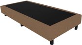 Bedworld Boxspring 90x210 - Velours - Licht bruin (ML09)