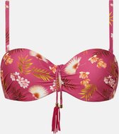 Wild Orchid bandeau bikinitop Roze maat 42F (85F)