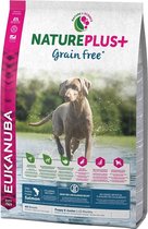 Eukanuba hondenvoer  Nature+ puppy grainfree salmon 10KG