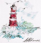 PANNA Cross Stitch Kit Lighthouse MT-1906 - Point de croix - Broderie pour adultes - Linda