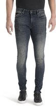 Purewhite - Jone 511 Damaged Heren Skinny Fit   Jeans  - Blauw - Maat 34