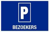 Bezoekers parkeren kunststof 295 x 210 mm