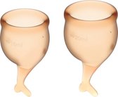 Satisfyer - Feel Secure Menstruatie Cup Set Oranje