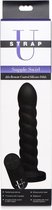 SU Supple Swirl 21x Remote Control Silicone Dildo - Black