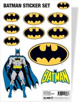 DC Comics Batman Sticker Set Logo Multicolours