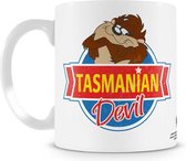 Looney Tunes Mok/beker Tasmanian Devil Wit