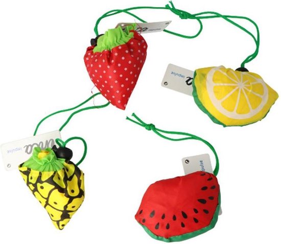 Inca Bolsa Compra Plegable Diseño Frutas 1 Pcs