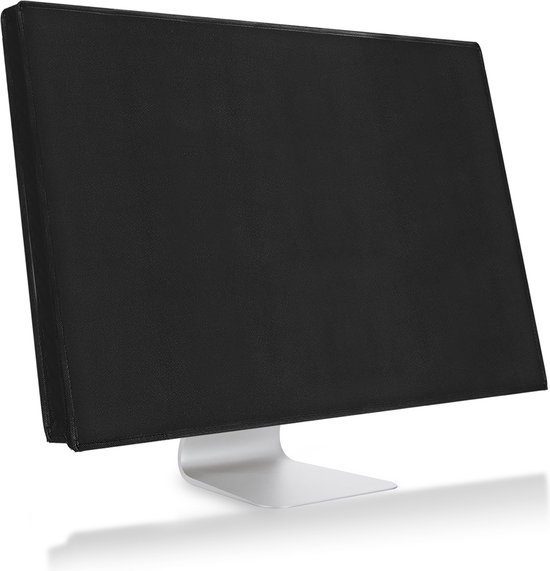 Kwmobile Cover Compatible With 31-32" Monitor - 3-IN-1 Case With Storage For Mouse, Keyboard - Dark Grey