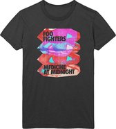 Foo Fighters Heren Tshirt -2XL- Medicine At Midnight Zwart