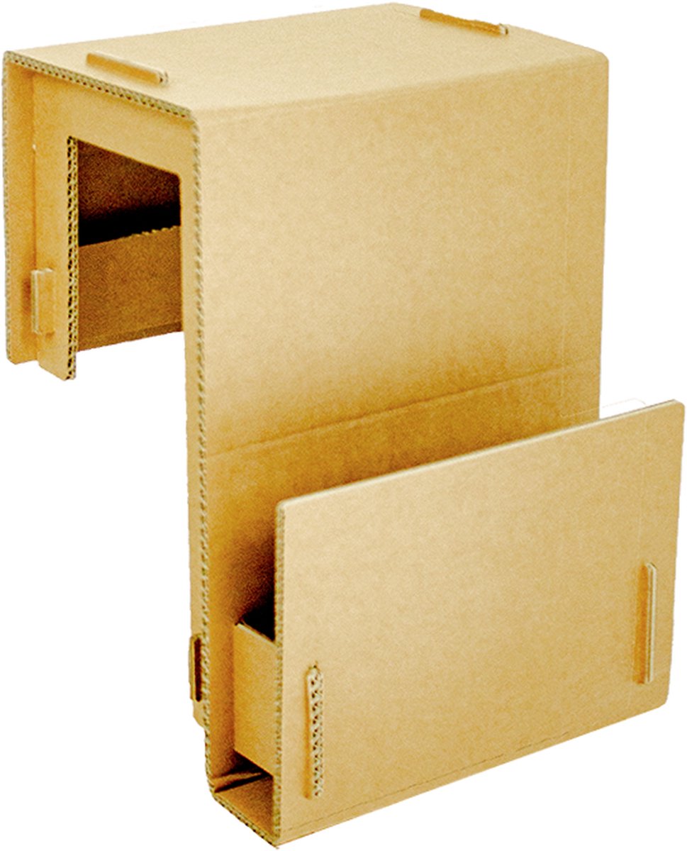 Kartonnen Dienblad Armleuning voor de Bank met Organizer - M - voor een 17 cm bankleuning - Hobbykarton - KarTent