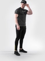 Body & Fit Hero Motion T-Shirt - Sportshirt Heren - Fitness Top Mannen – Maat L - Grijs