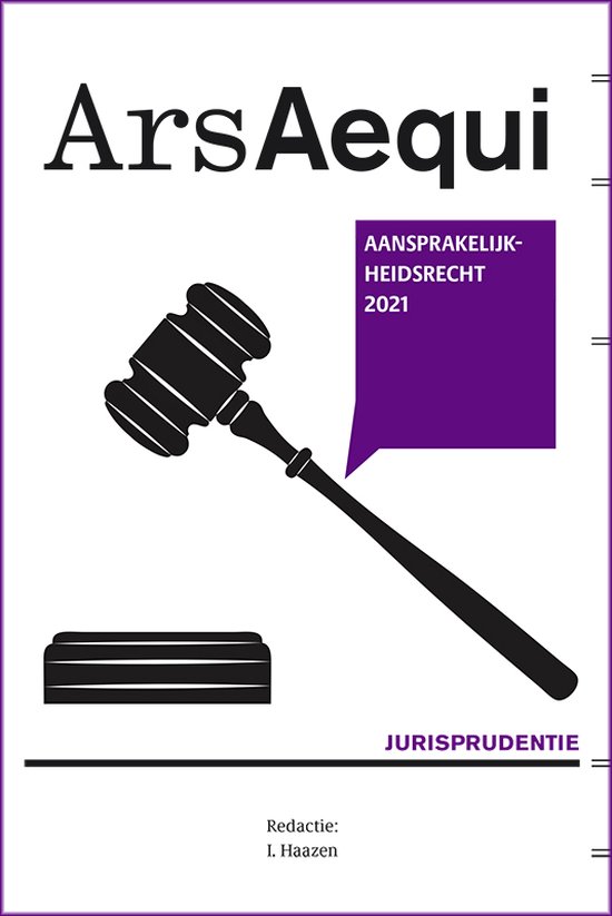 Ars Aequi Jurisprudentie - Jurisprudentie Aansprakelijkheids ... - cover
