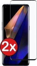 Oppo Find X3 Neo Screenprotector Glas Tempered Glass - Oppo Find X3 Neo Screen Protector - 2 PACK