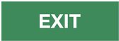 Exit sticker met tekst 200 x 75 mm