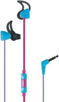 Vivanco SPX 60 P Headset oorhaak, In-ear Zwart, Blauw, Roze