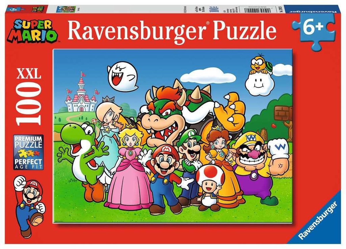 puzzel Mario - legpuzzel - 100 stukjes | bol.com